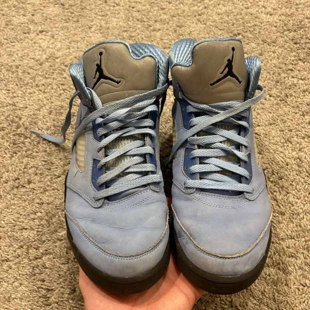 Air Jordan 5 Retro SE UNC University Blue Size Men's 11.5 Carolina University